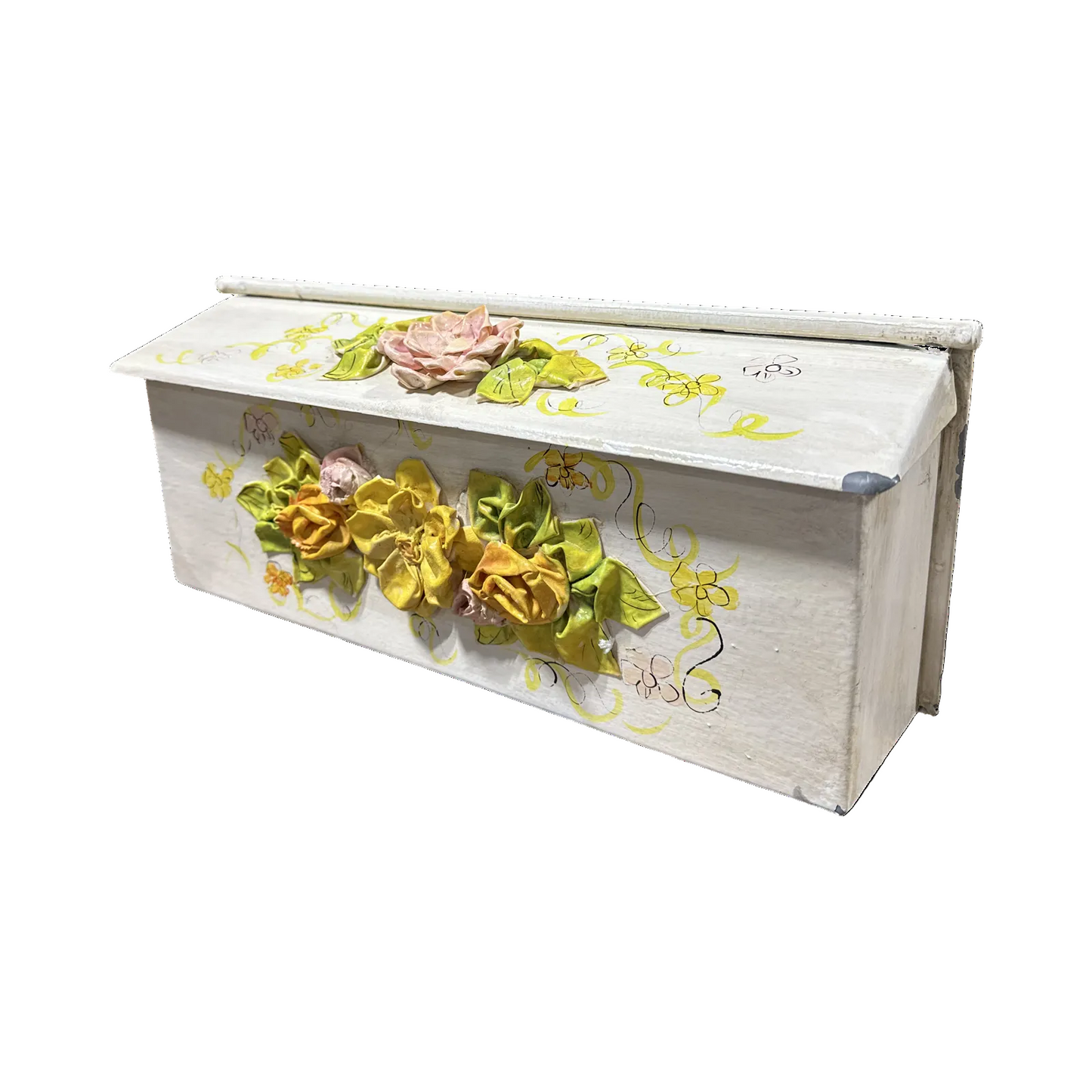 Vintage Mailbox with flowers