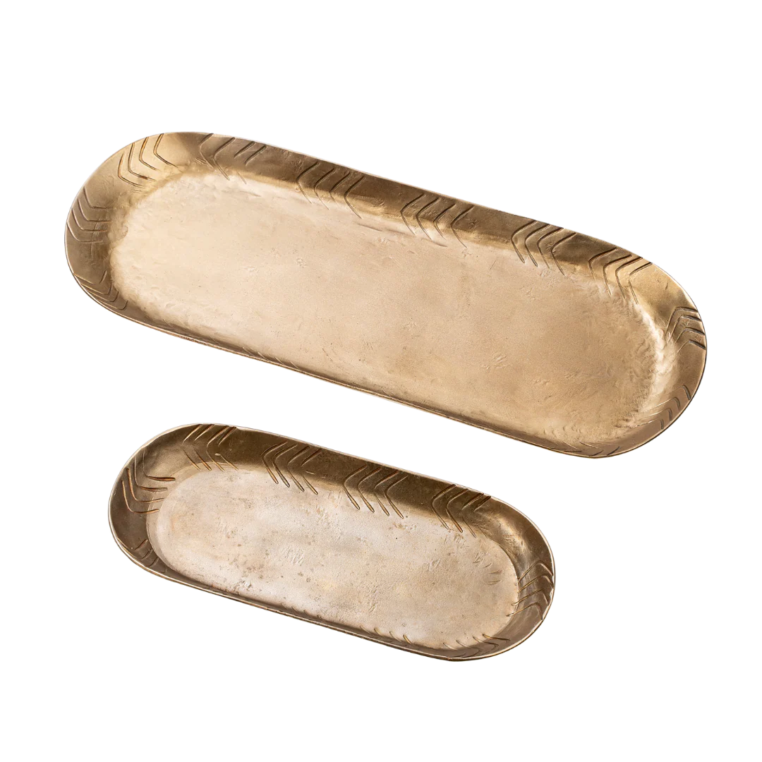 Forged Iron Oval Tray