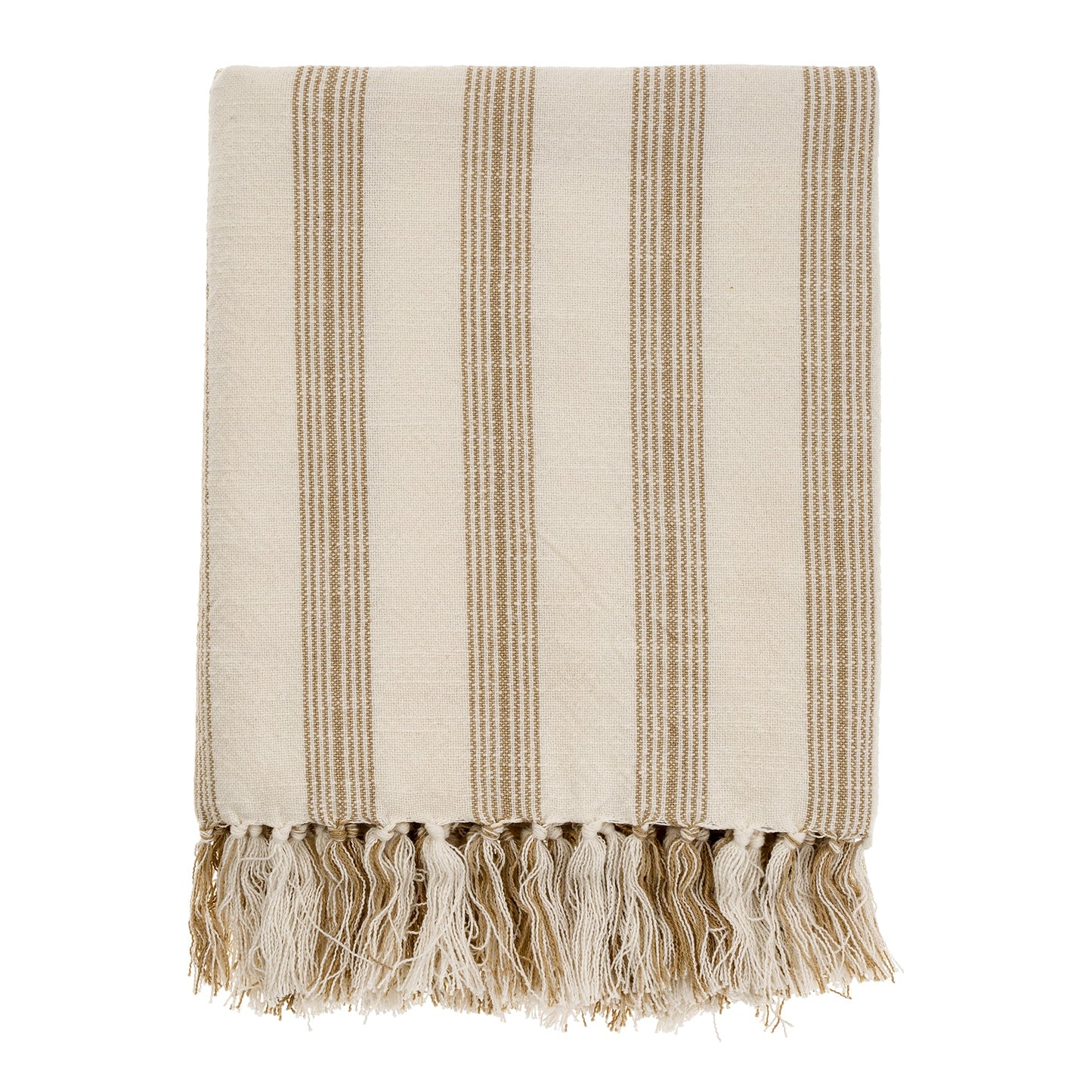 French Stripe Hammam Bath Towel Warm Sand 37x64"
