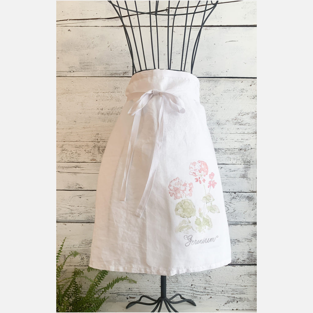 French Linen Cafe Apron