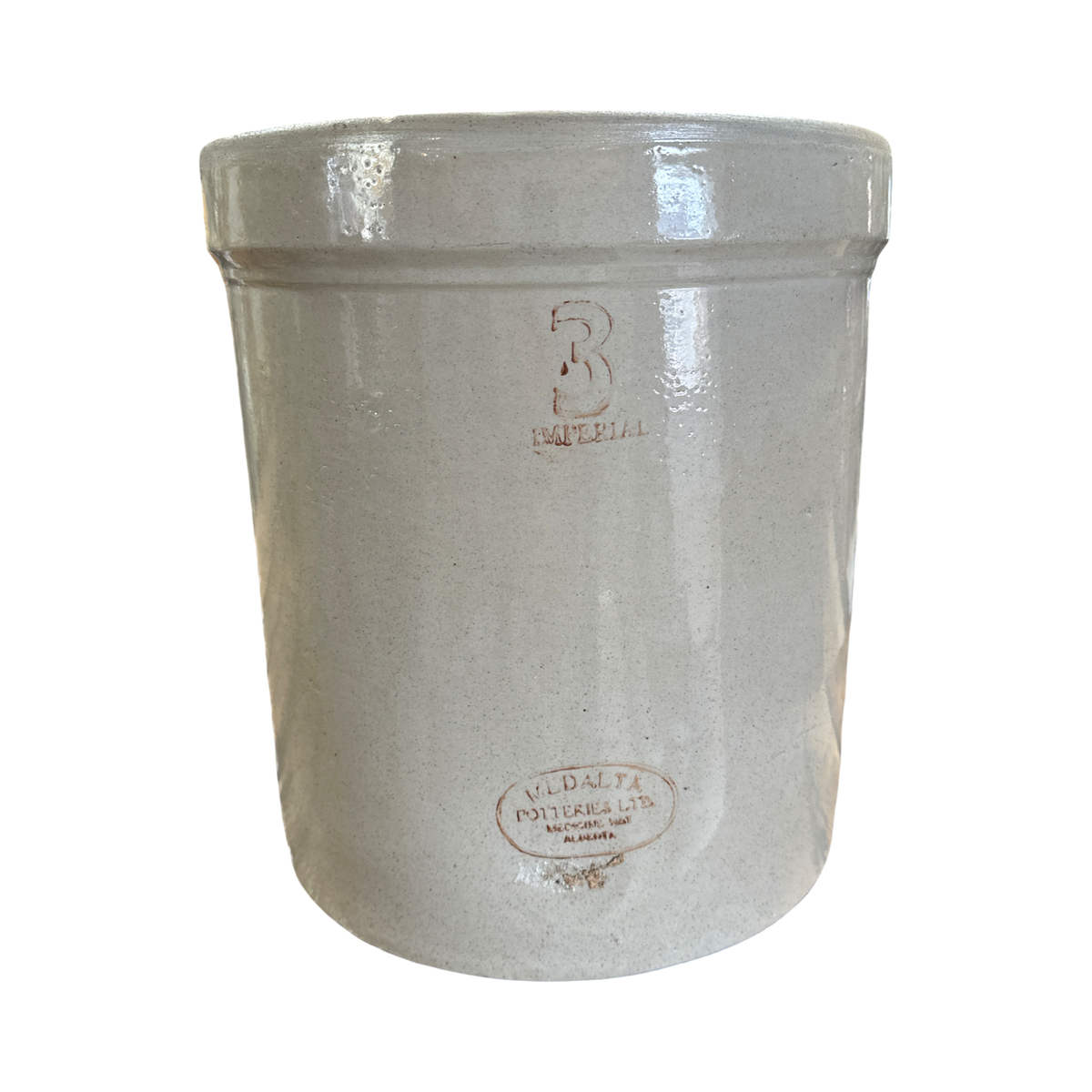 Vintage 3 gal Medalta Crock