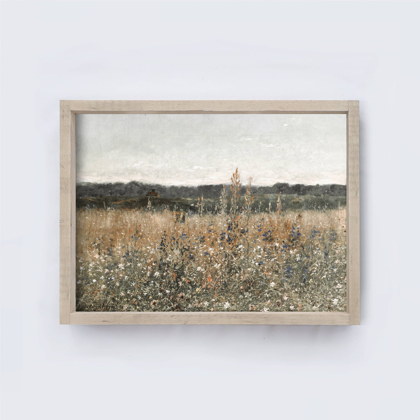Framed Print Wildflowers 19x13"