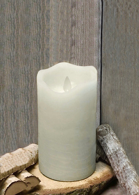 Ivory LED Candle 3x6"