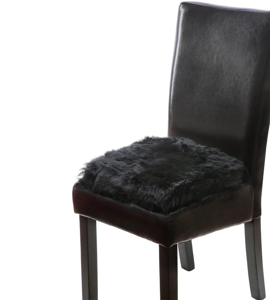 Sheepskin Chair Pad BLACK 14"