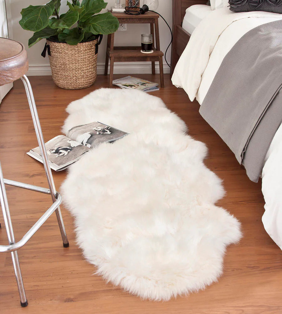 Ivory Double Sheepskin