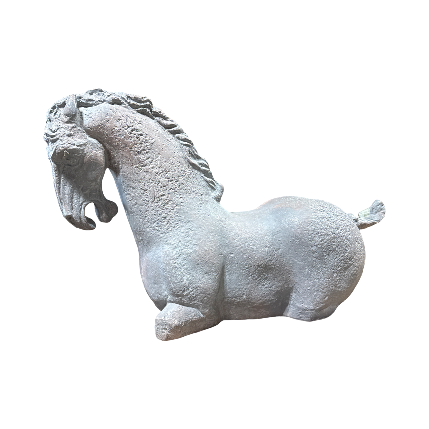 Vintage Reproduction Tang Horse Sculpture