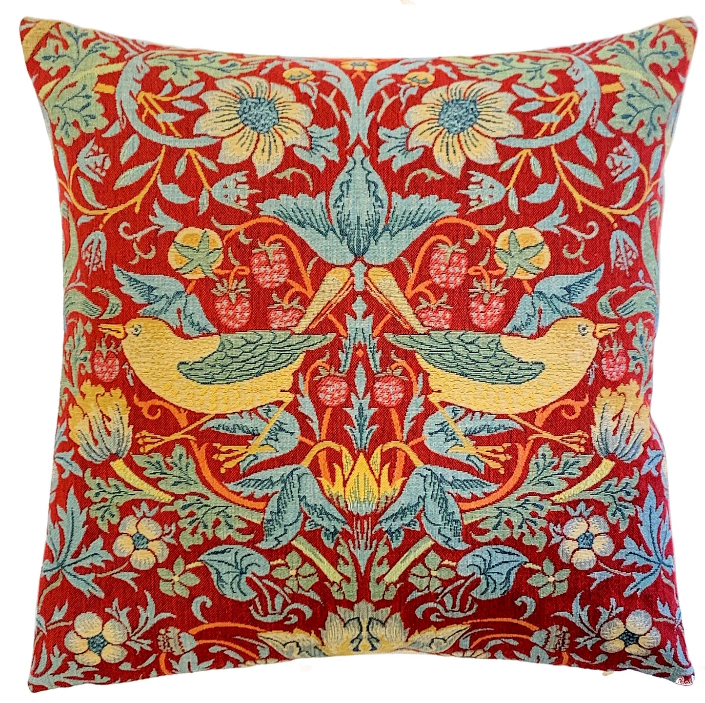 Strawberry Thieves Out Cushion Cover 18"