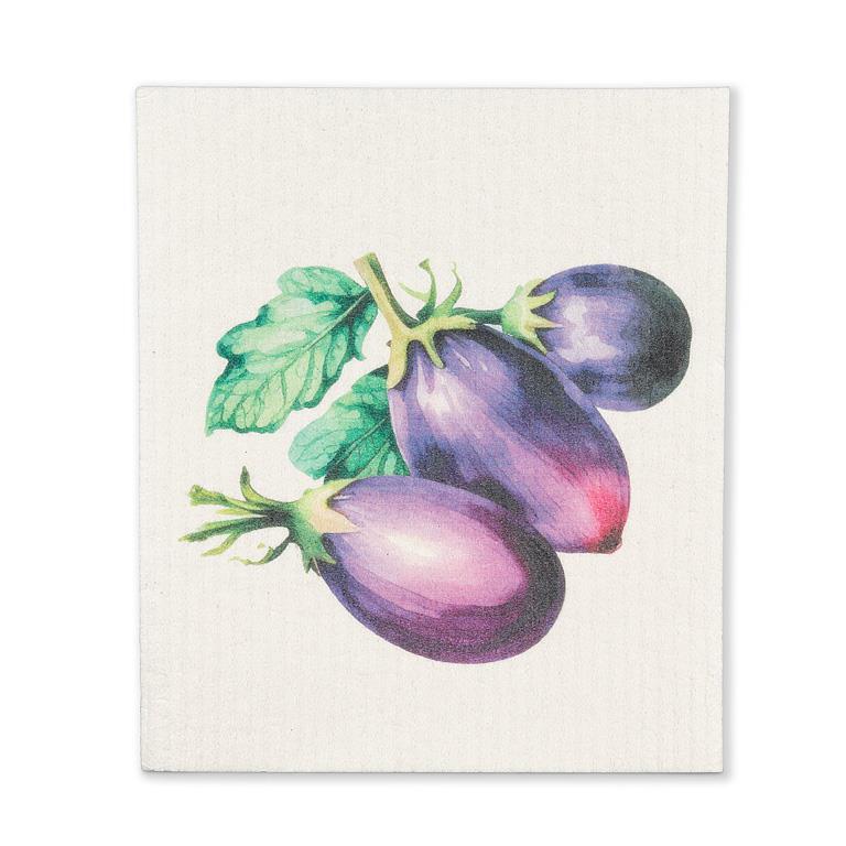 Eggplant Swedish Dishcloth