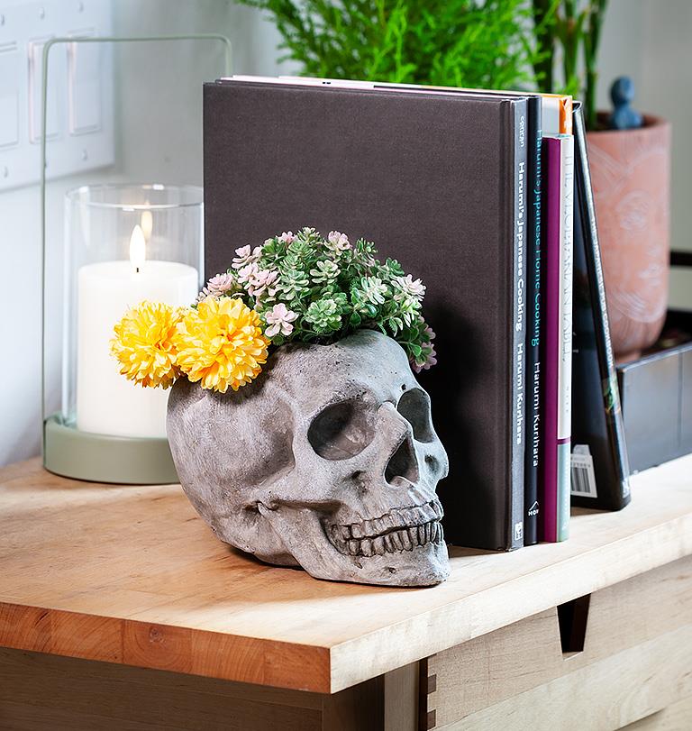 Skull Planter 5"