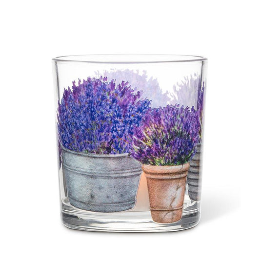 Baskets of Lavender Votive