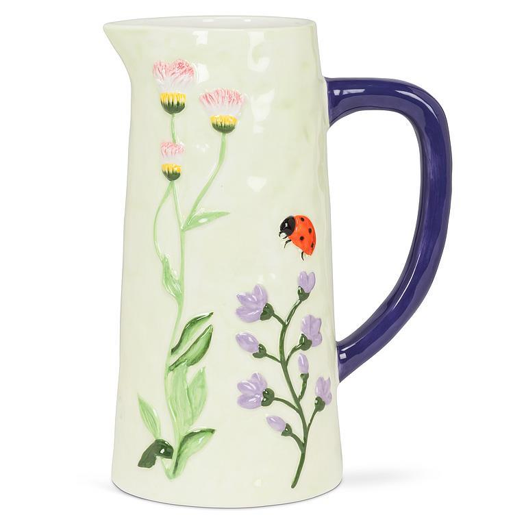 Large Jug with Ladybug