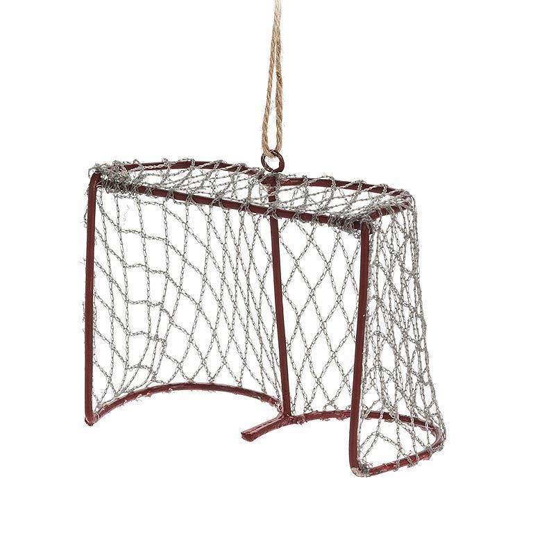 Goalie Net Ornament 4"L
