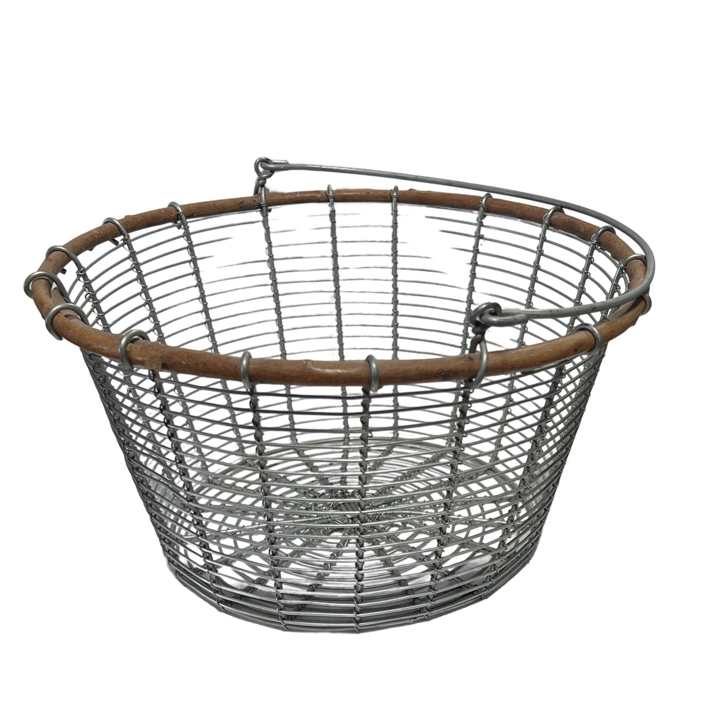 Vintage woven twist basket