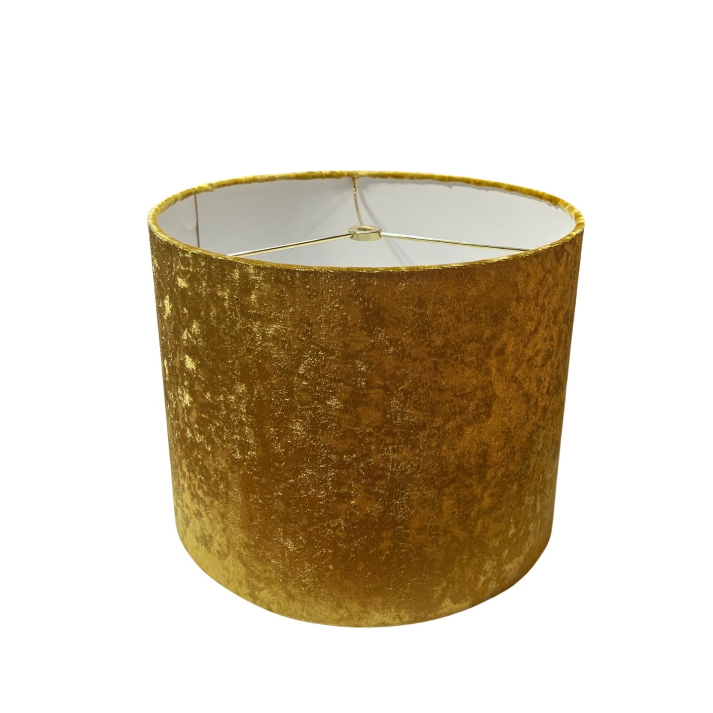 Gold Velvet 12" lampshade
