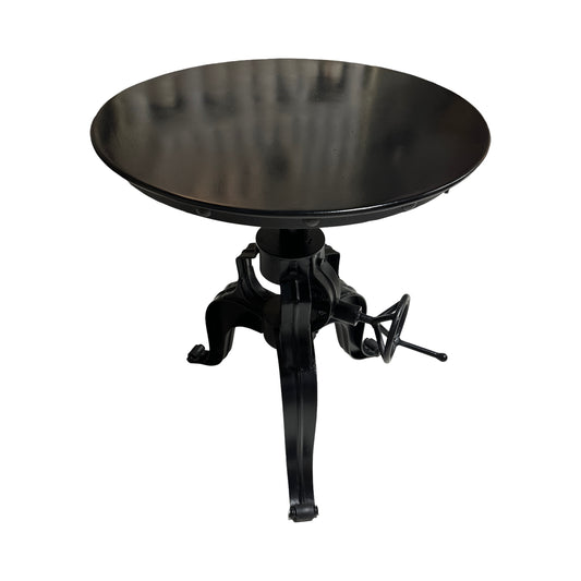 Vintage Iron Crank Table