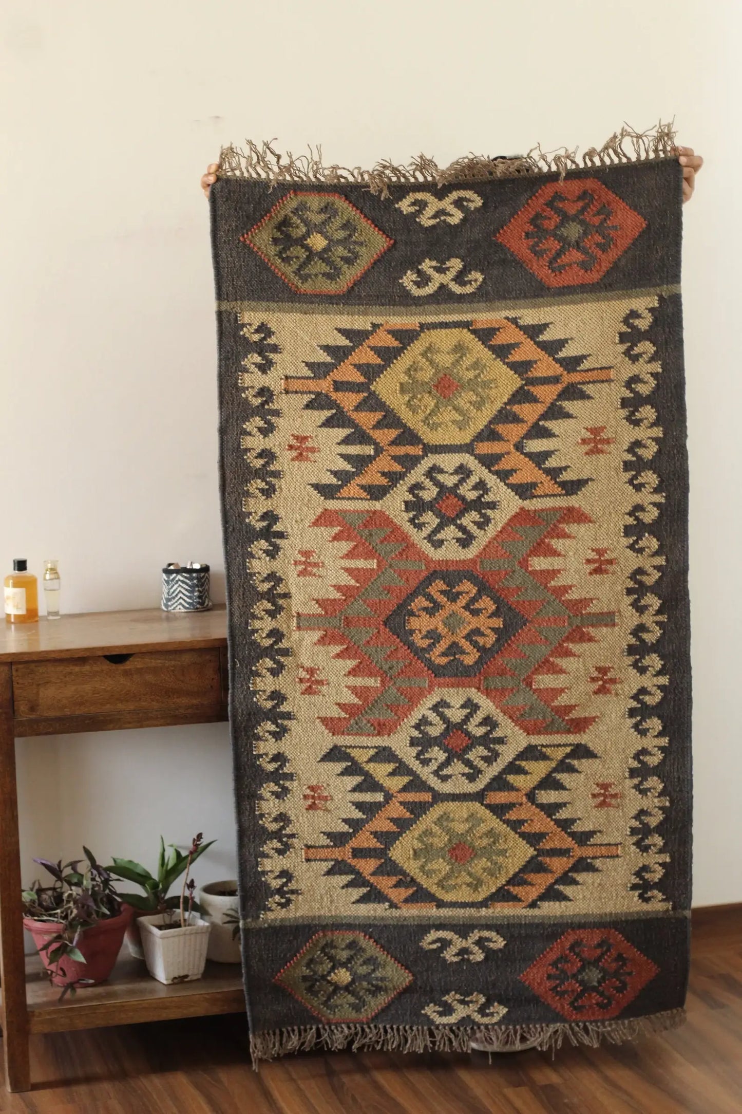 2.5 x 5' Dila Handmade Kilim Runner Rug