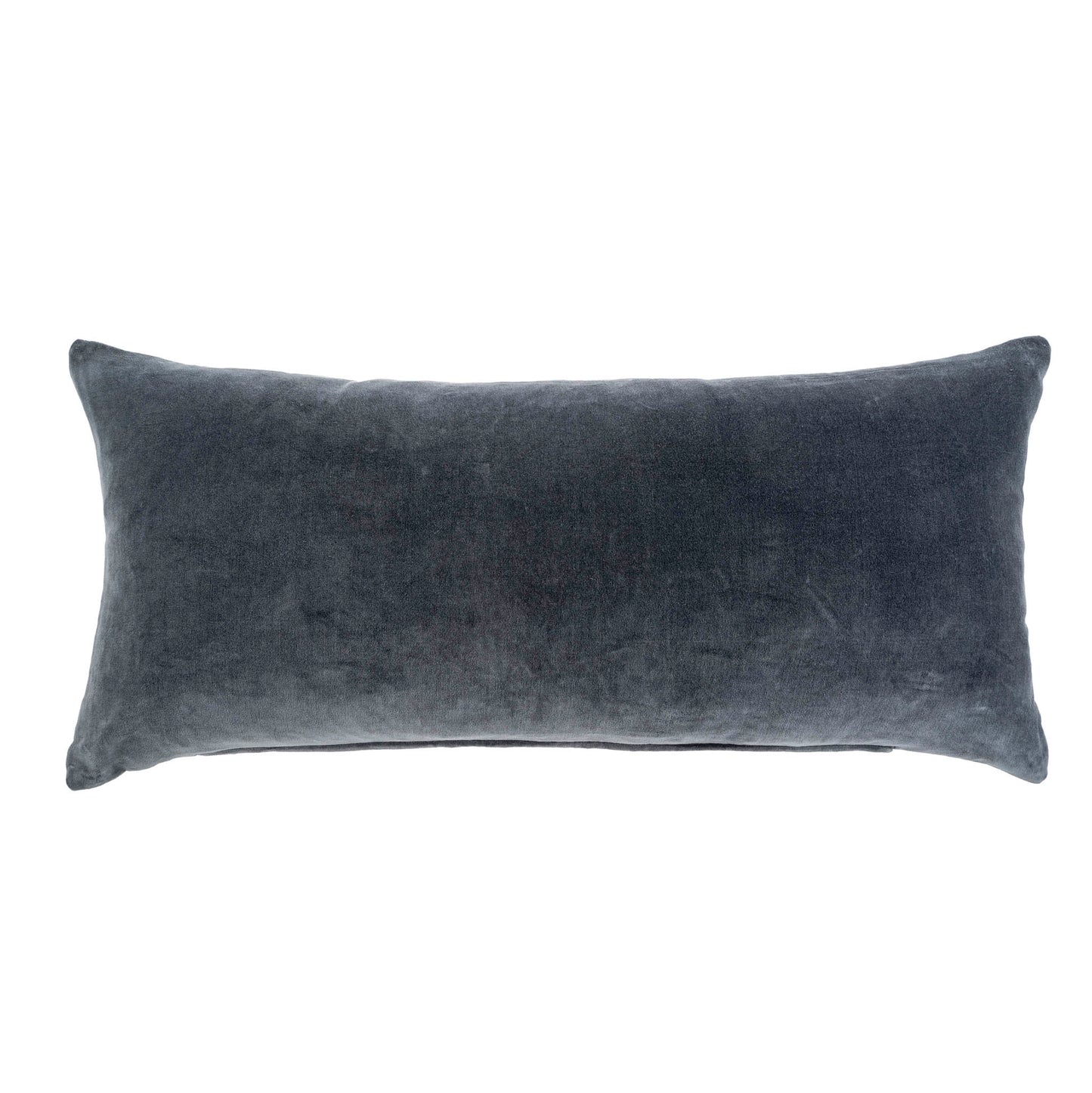 Vera Velvet Pillow Charcoal 14x31"