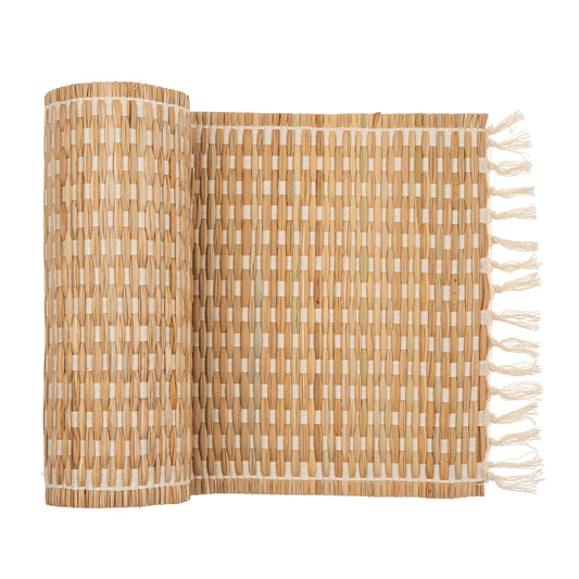 Ives Rivergrass Runner White 14x72"