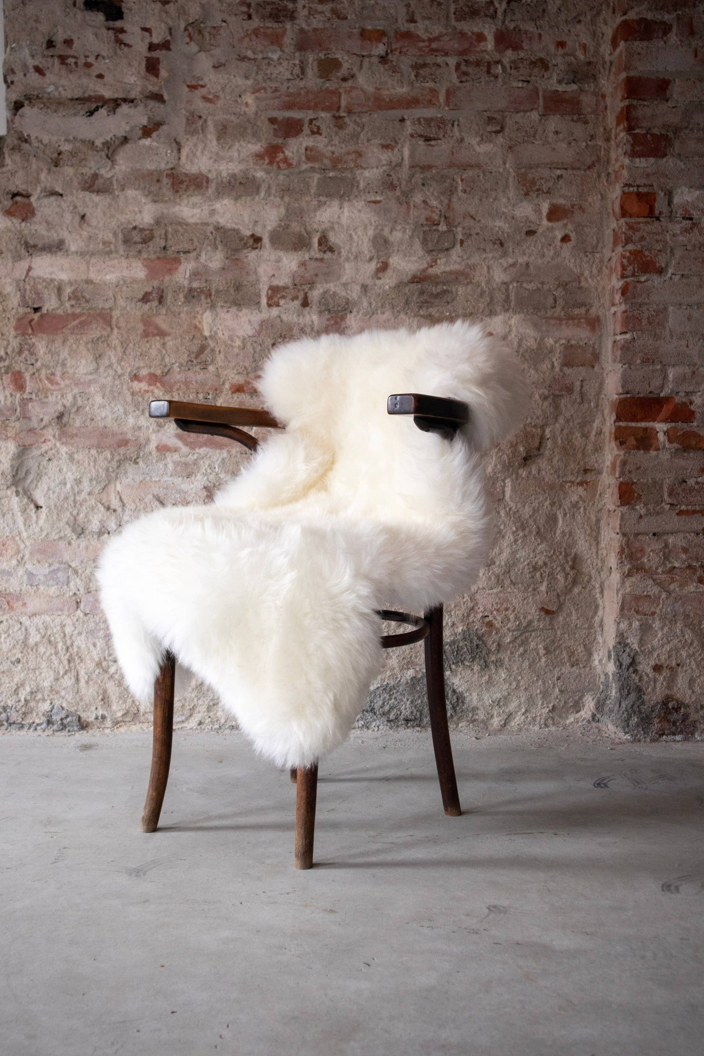 Texel sheepskin white
