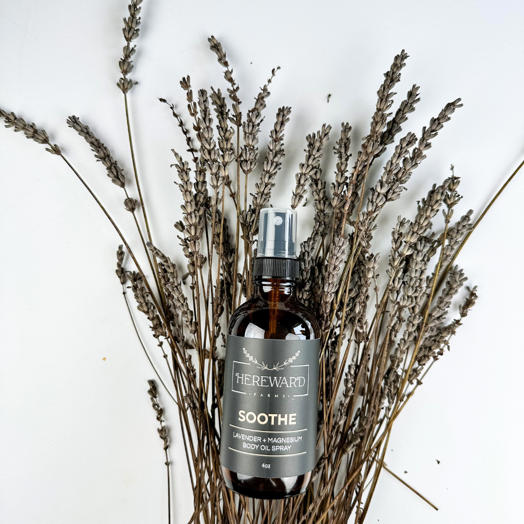 Body Spray Soothe Lavender + Magnesium Body Oil Spray
