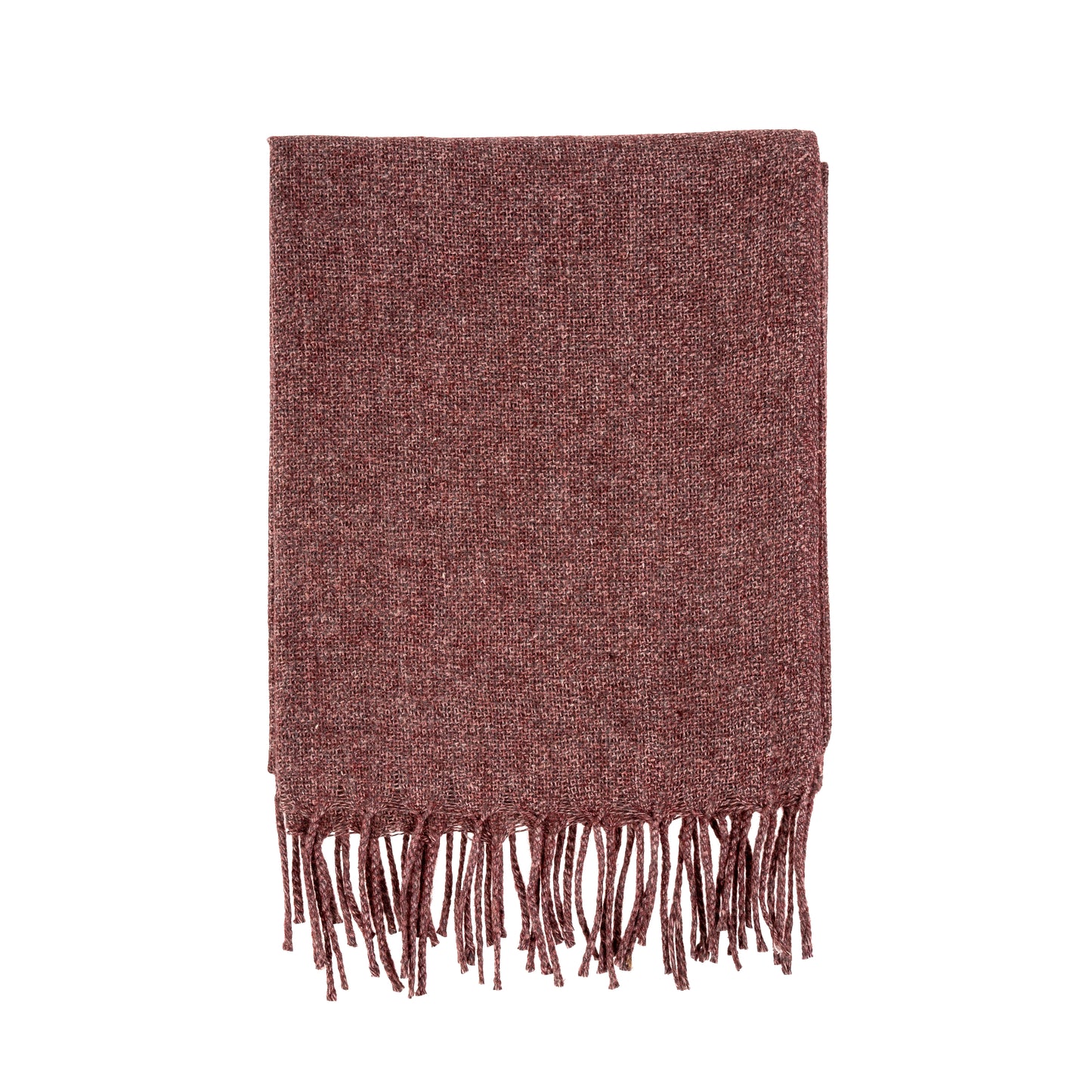 Adair Wool Blend Throw Plum 50x60"