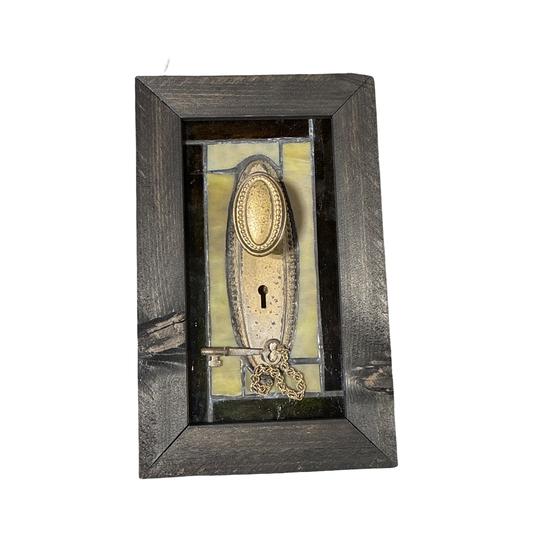 Stained Glass Lock & Key