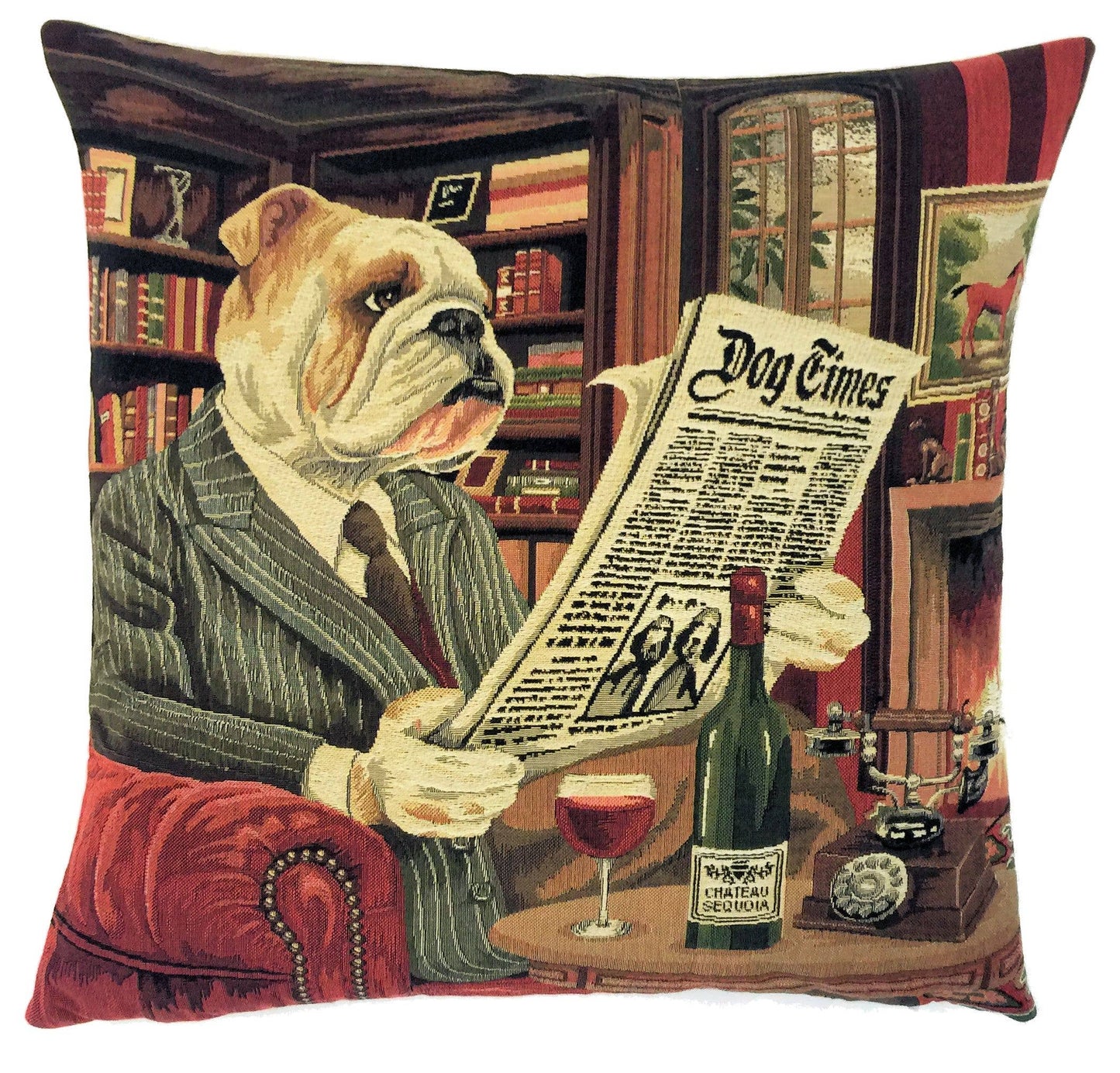 SMRT Bulldog Cushion Cover 18"