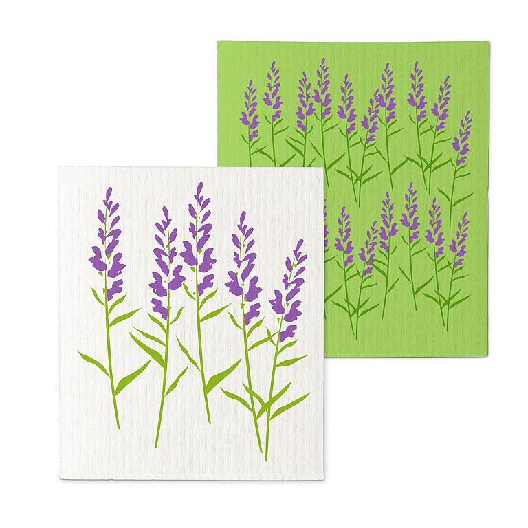 Lavender Branch Dishcloth