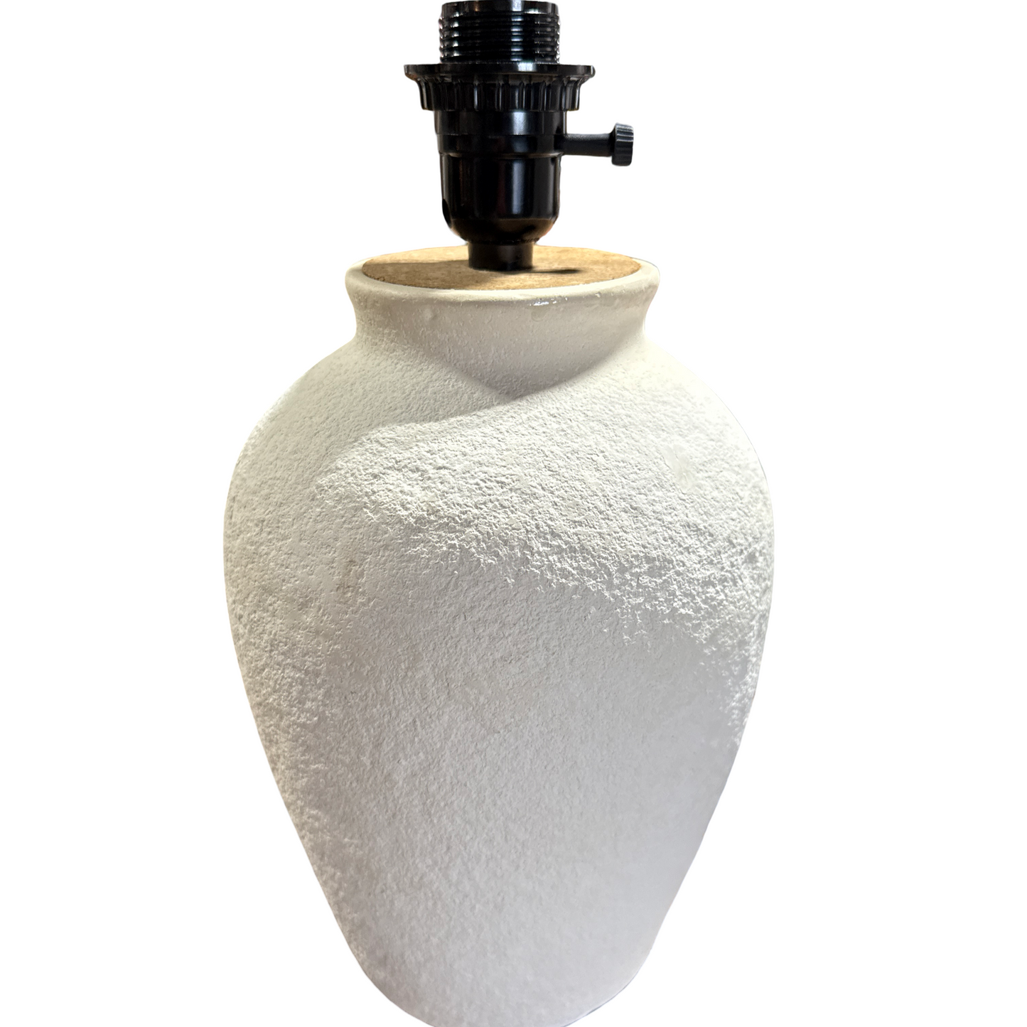 Ceramic Lamp Base White
