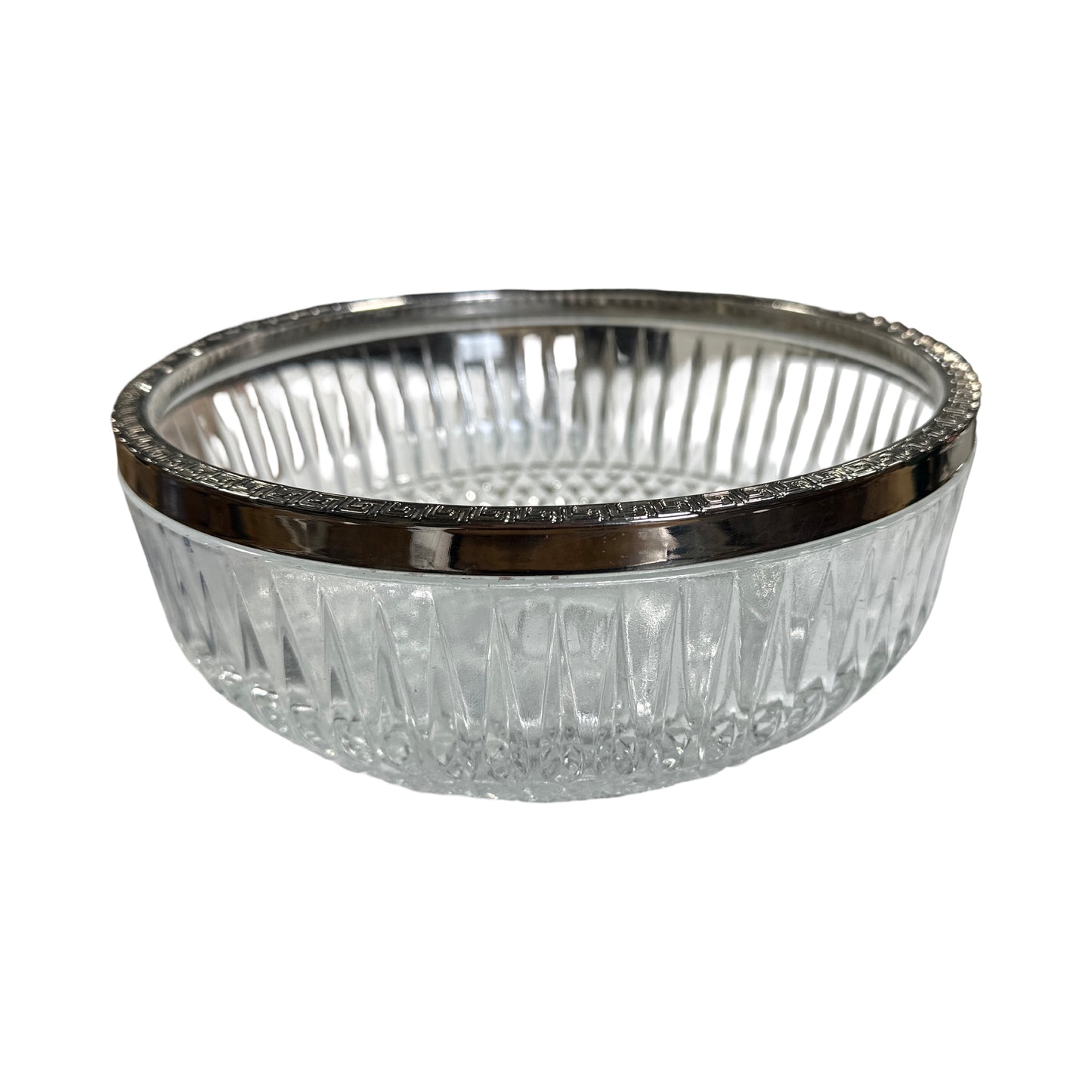 Vintage Crystal Bowl w/rim