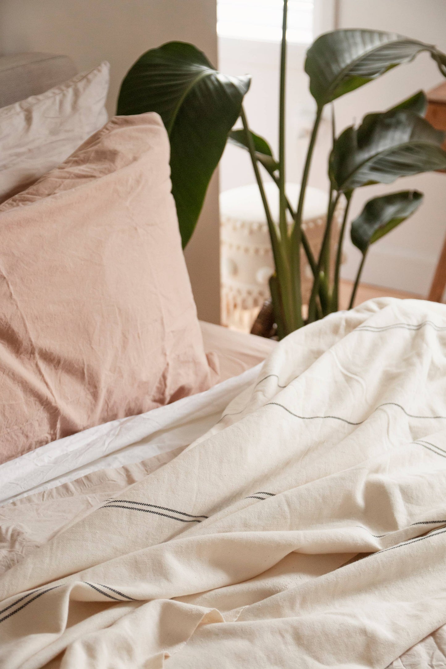 Striped Blanket 94x86"