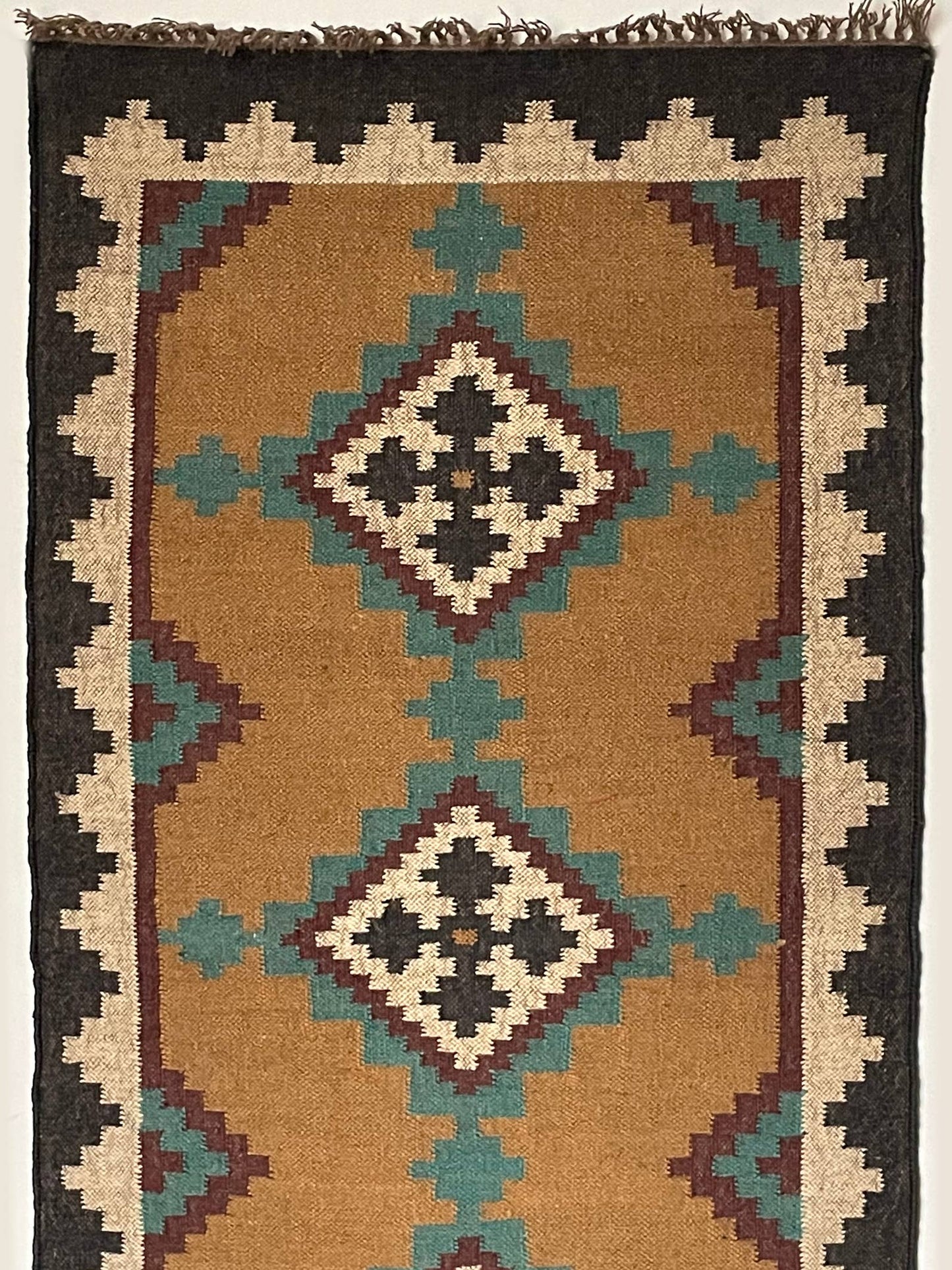3 x 6' Handmade Jute-Kilim Rug
