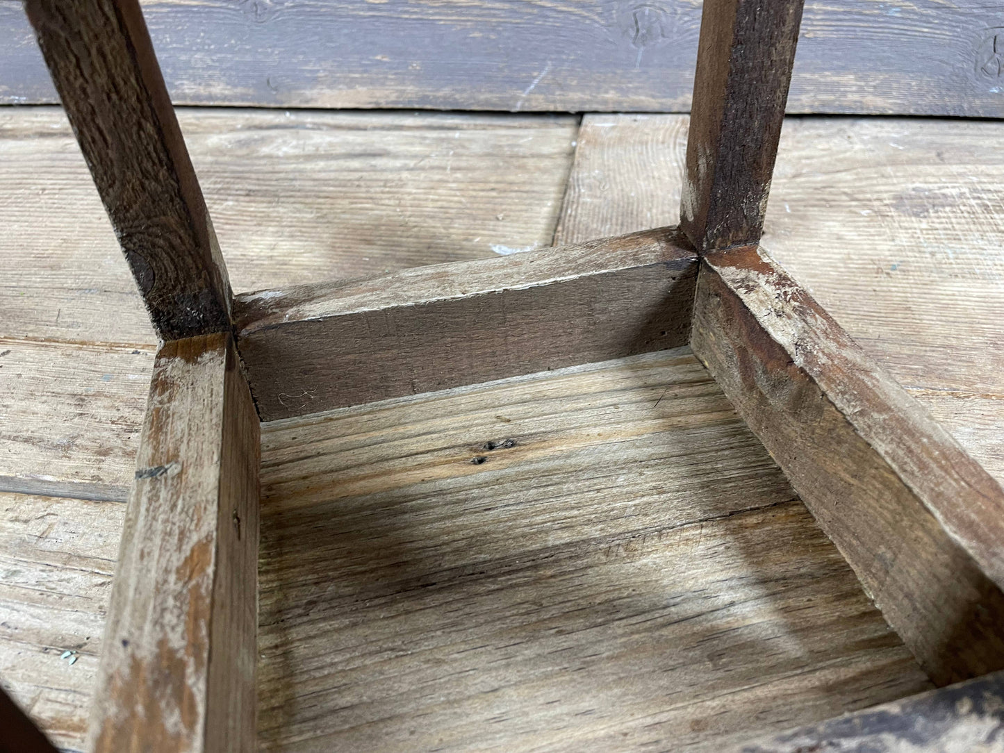 Dunlap Farmhouse Wood Lantern Antiqued White