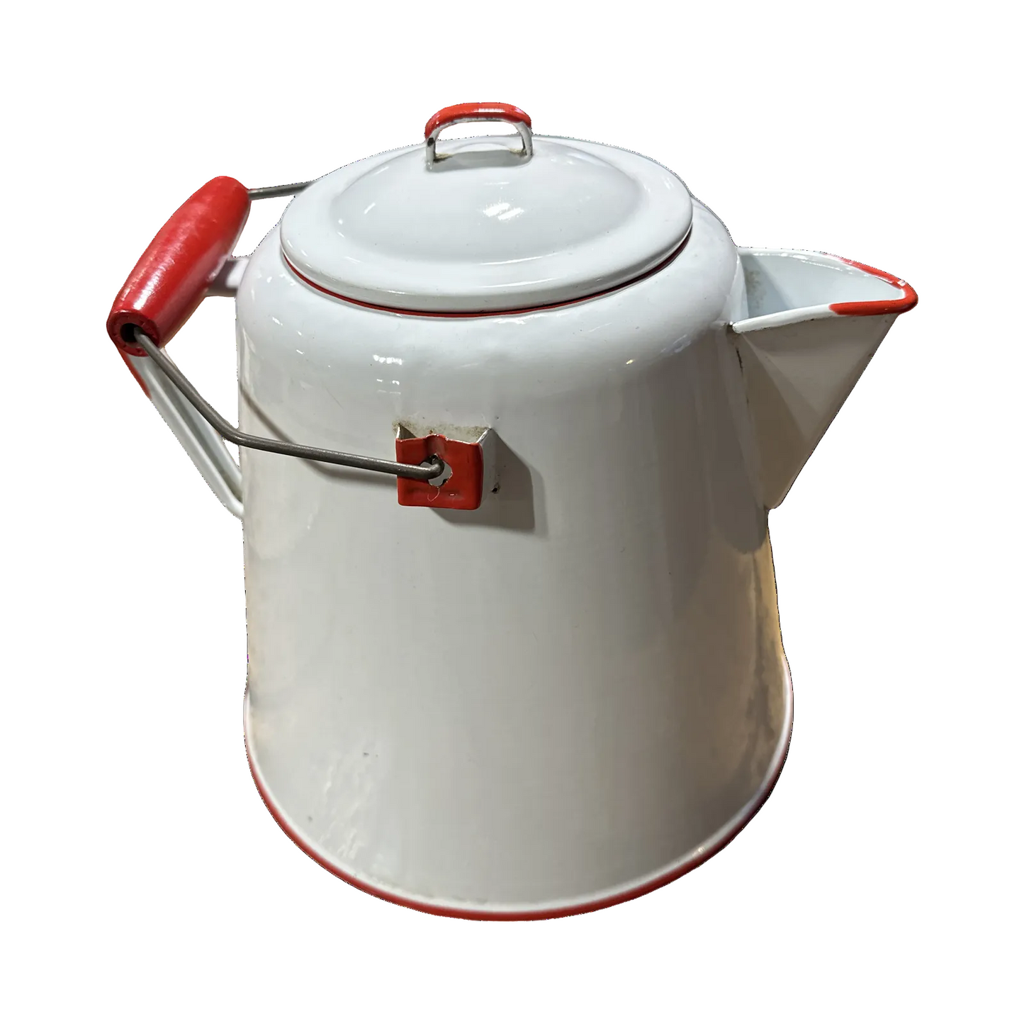 Vintage Enamel Kettle