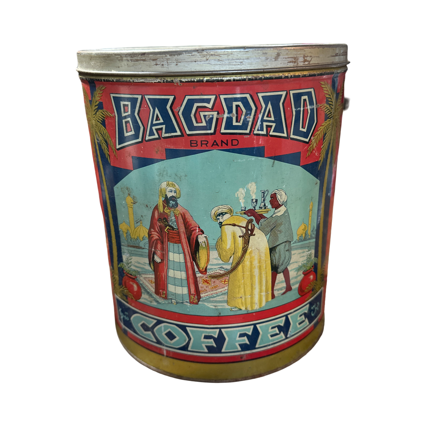 Vintage Bagdad Coffee Tin 5lbs