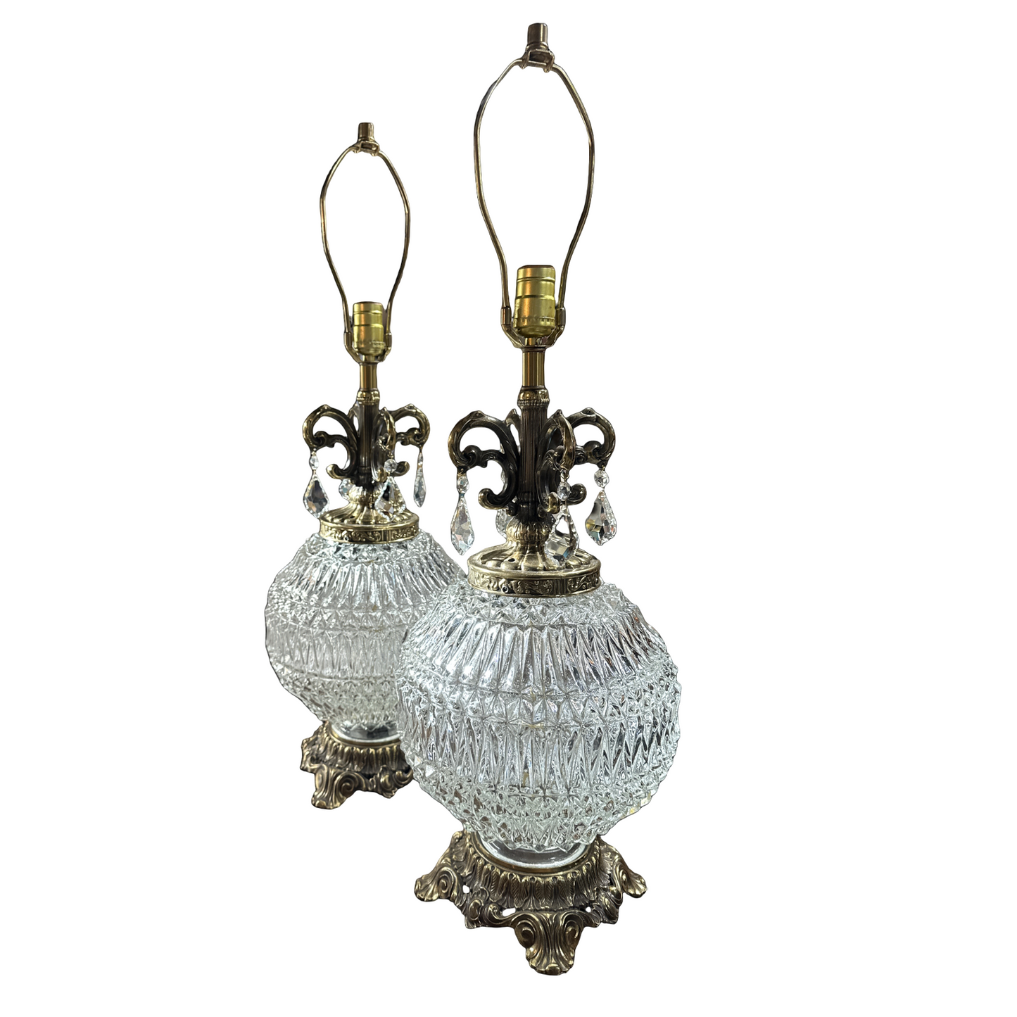 Vintage Hollywood Regency Lamps (PAIR)