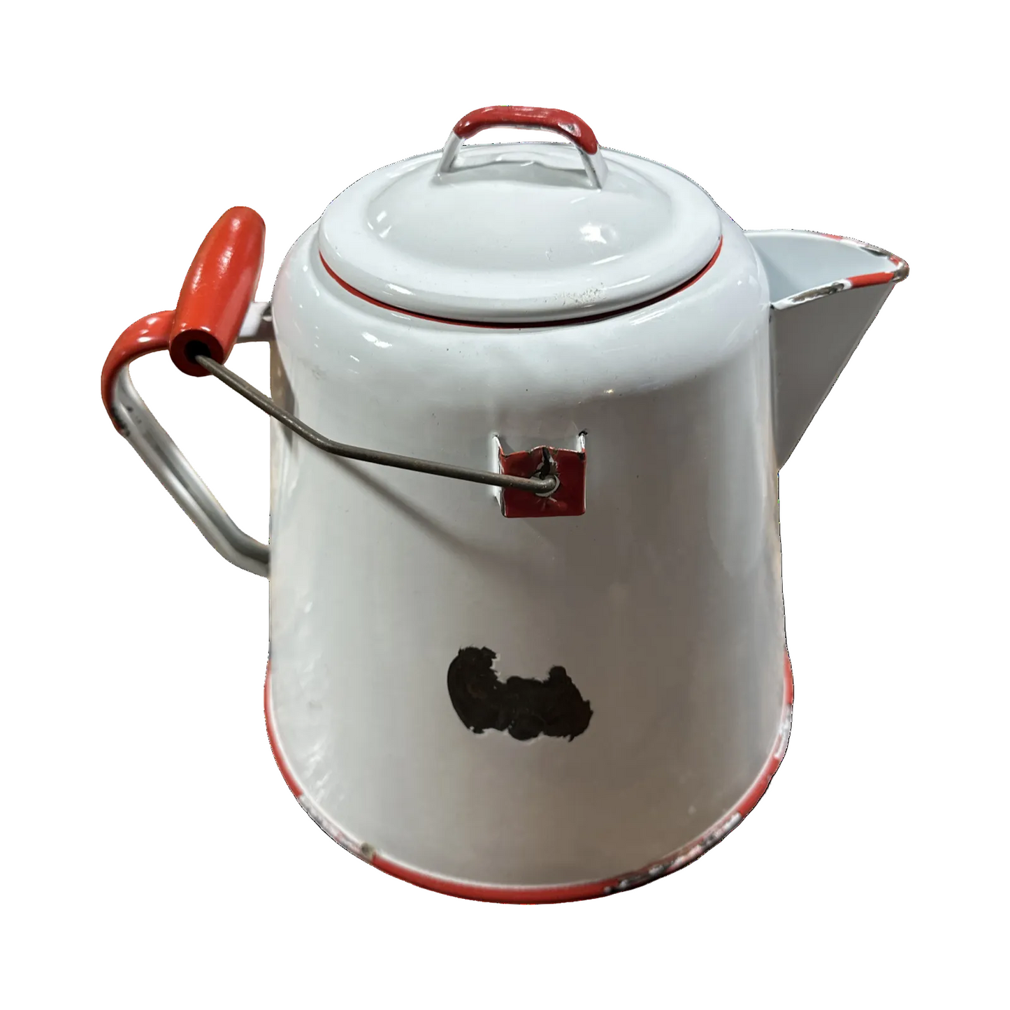 Vintage Enamel Kettle
