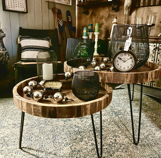 Reclaim Wood Nesting Table SM