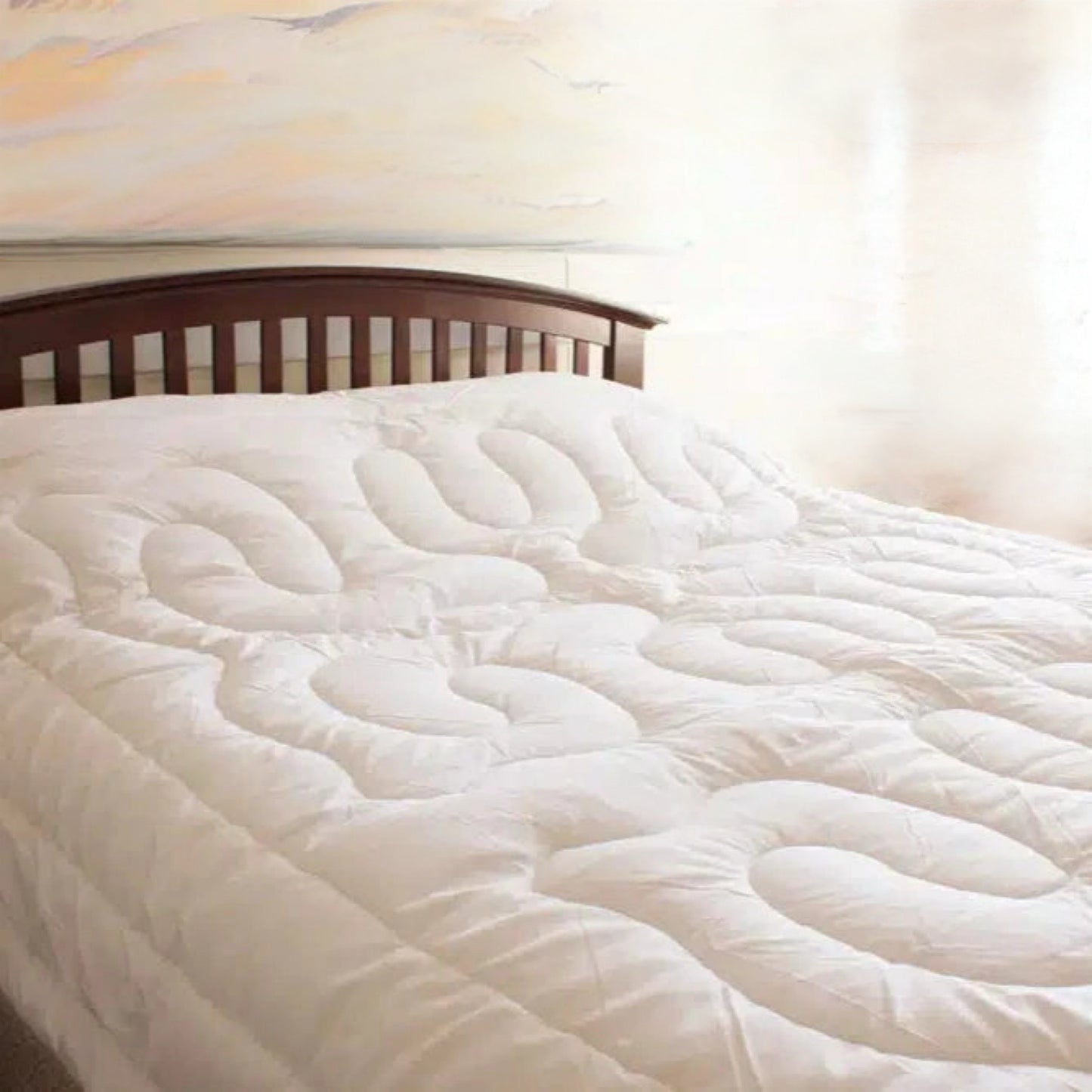 Wool duvet KING unbleached