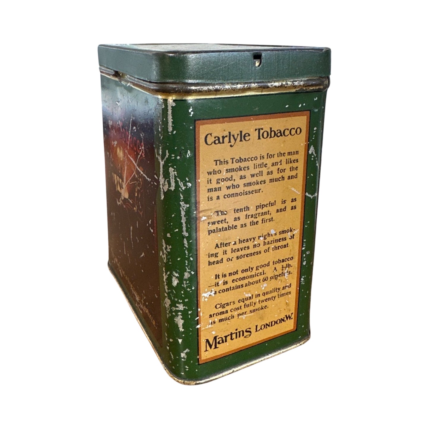Vintage Carlyle Tobacco Tin