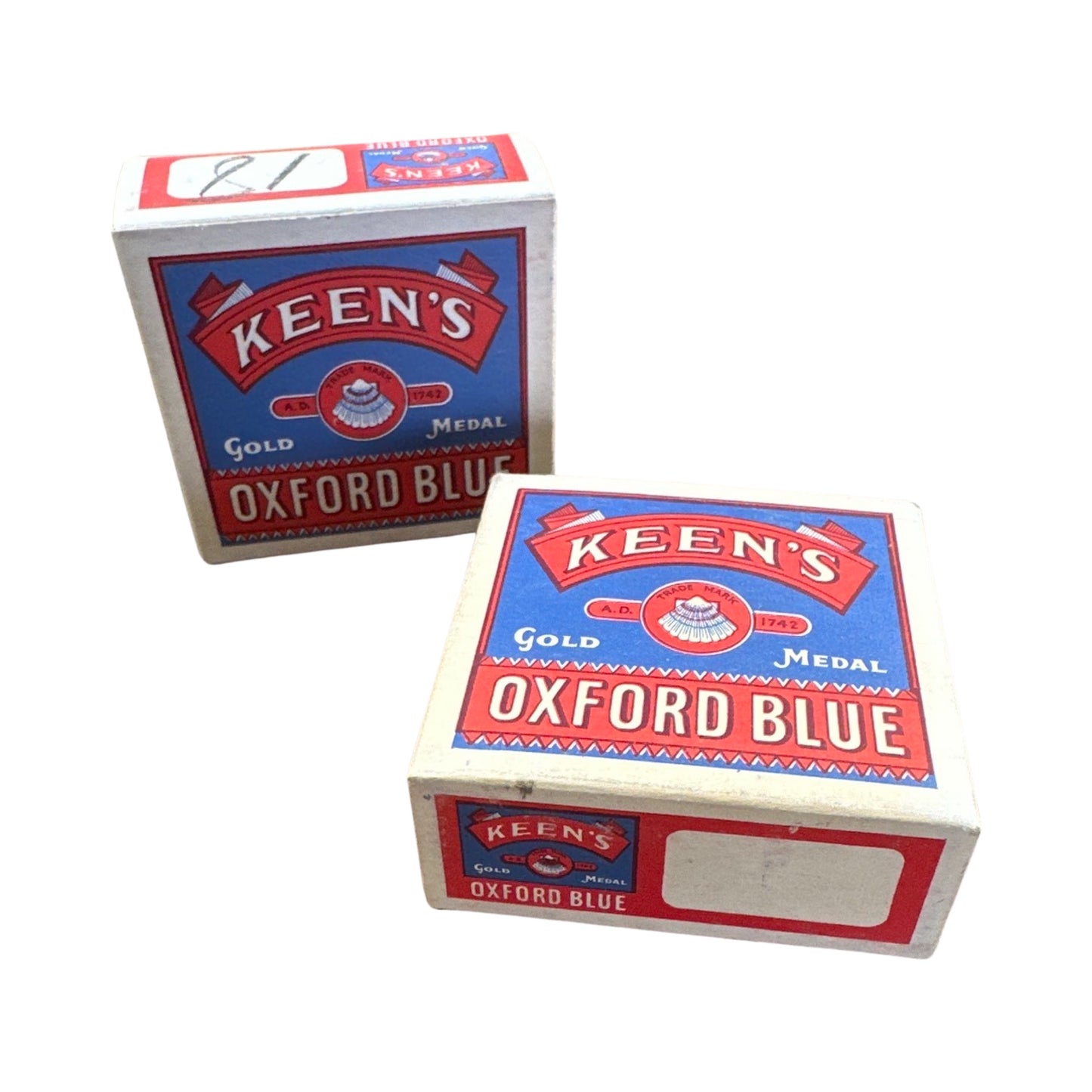 Vintage Keen's Oxford Blue Cubes