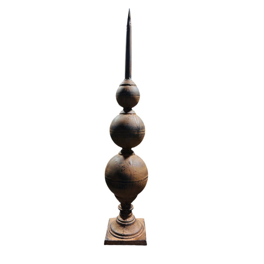 Metal finial 28"