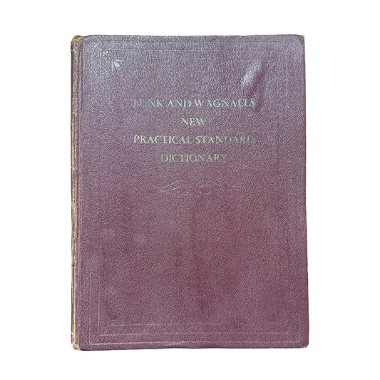 Vintage Funk & Wagonalls New Practice Std Dictionary