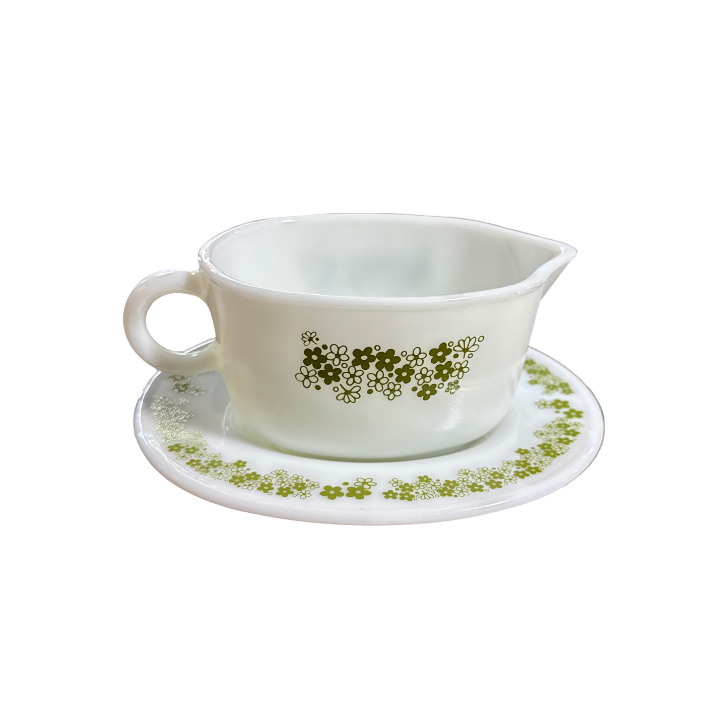 Vintage Pyrex Gravy Boat / Underplate 77-b/u