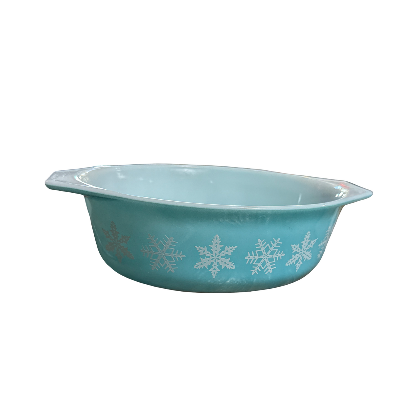 Vintage Pyrex Snowflake Casserole 043