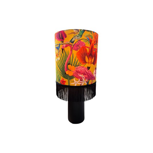 Pink Flamingo Tropical Lampshade & Base