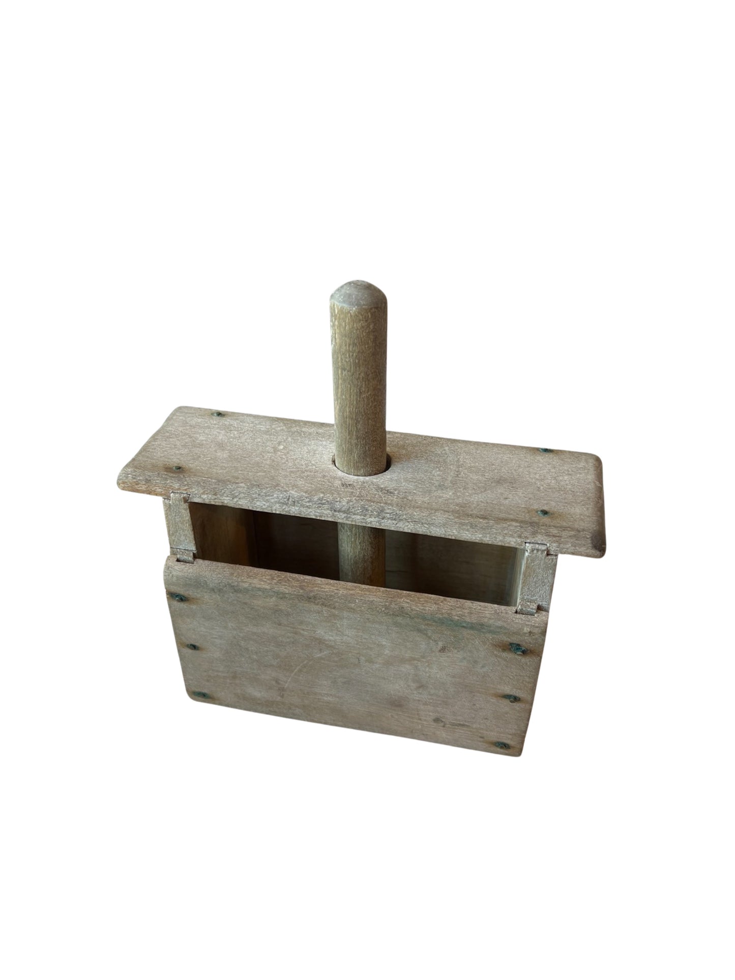 Antique wood butter mold