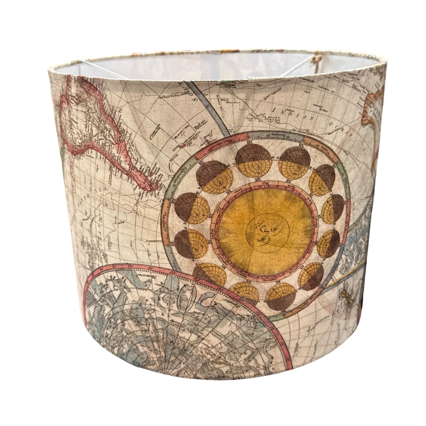 Vintage Map Lampshade 30x24cm