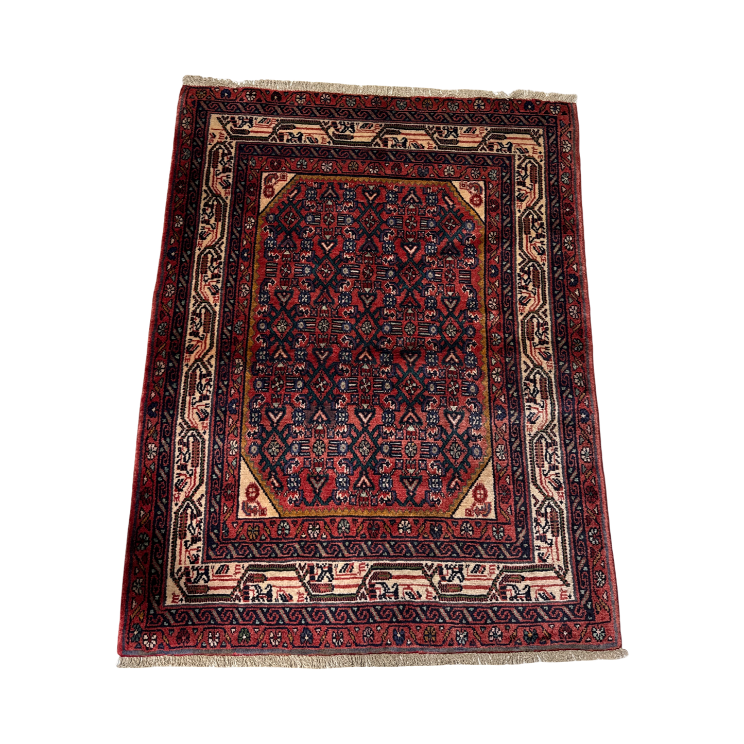 Vintage Abro Wool Rug 44x56"