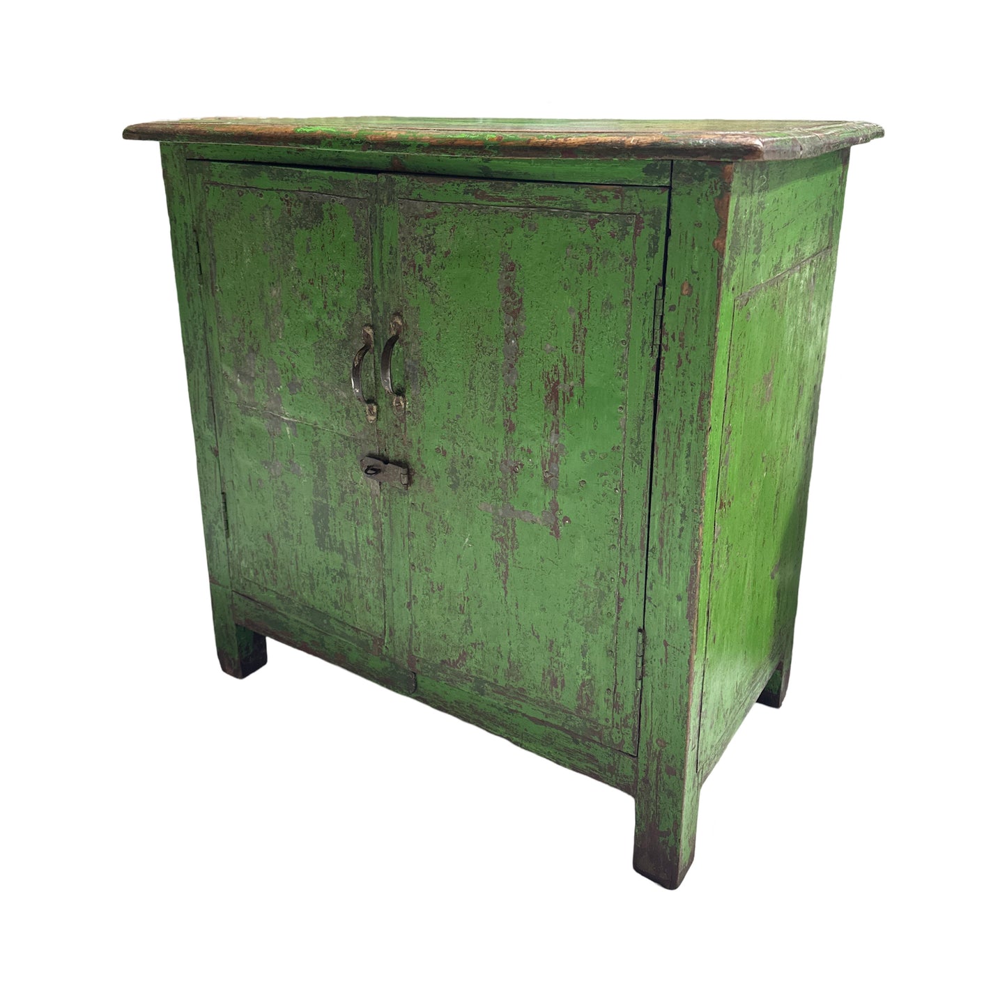 Teak wood cabinet green